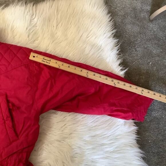 Nordica Size 6 Red Puffy Coat Vintage Winter Warm Snowmobile Snowboard Skiing - Picture 11 of 15